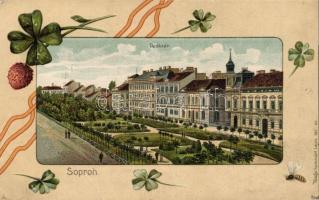 Sopron Deák tér, Emb. litho