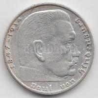 Német 3. Birodalom 1938E 2M Ag "Hindenburg" T:2-
German Third Reich 1938E 2 Marks Ag &quot...