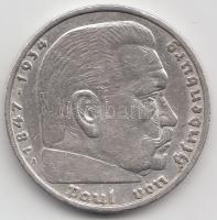 Német 3. Birodalom 1937A 5M Ag "Hindenburg" T:2-
German Third Reich 1937A 5 Marks Ag &quot...