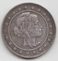 Brazília 1927 2000R Ag T:2-
Brazil 1927. 2000 Reis Ag C:VF