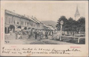 Kisszeben main street, church