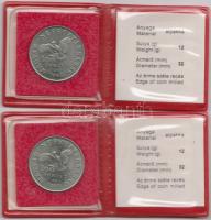 1983. 100Ft "Simon Bolivár" alpakka (2x) T:BU Eredeti tokban, tanúsítvánnyal!