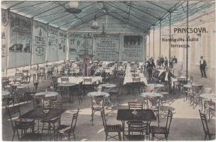 Pancsova, terrace of Kontilovics Hotel (small tear)