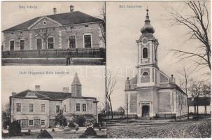 Kömlőd Ref. iskola és templom, Gróf Hugonnai Béla kastélya (fl)