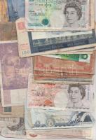 35db vegyes európai bankjegy T:vegyes 35 pcs of mixed modern European banknotes C:mixed