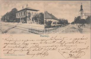 Darány vasútállomás, templom (wet damage)