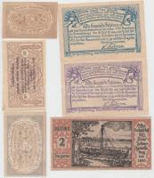 Ausztria/Német Birodalom 6db klf városi szükségpénz T:I,II
Austria/German Empire 6pcs of different n...