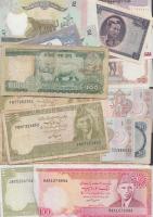 21db vegyes ázsiai bankjegy T:I-III- 21 pcs of modern Asian banknotes C:Unc-VG