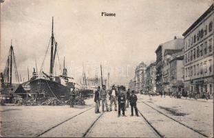 Fiume dock workers, SS Tonci (wet damage)