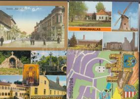 84 db modern magyar városképes lap / 84 pieces of moder cards, hungarian city cards