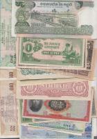 20db vegyes ázsiai bankjegy T:I-III 20 pcs of modern Asian banknotes C:Unc-F