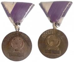 1954. "Dózsa S.E." (2x) Br díjérem mellszalaggal T:2,2-