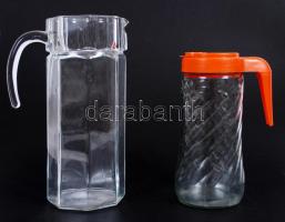 2db üdítős kancsó (2l-es és 1l-es) /  Juice jugs, 27cm, 20cm