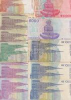 41db vegyes horvát bankjegy T:vegyes
41 pcs of modern Croatian banknotes C:mixed