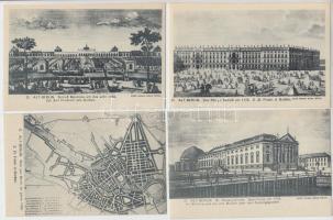 Alt-Berlin - 12 darabos régi, használatlan képeslapsorozat