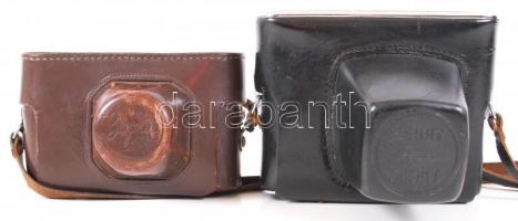 2 db orosz fényképezőgép, eredeti tokjukban