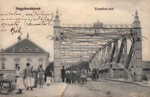 Nagybecskerek Erzsébet bridge, market (EK)