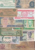 14db vegyes afrikai és indonéziai bankjegy T:I-III 14 pcs of modern African and Indonasian banknotes C:Unc-F