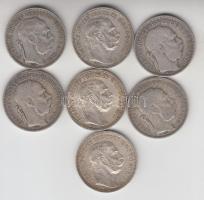 1893-1915. 1K Ag "Ferenc József" (7x) T:vegyes