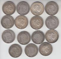 1893-1915. 1K Ag "Ferenc József" (15x) T:vegyes