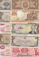 14db vegyes közép- és dél-amerikai bankjegy T:I-III- 14 pcs of modern Middle- and South-American banknotes C:Unc-VG