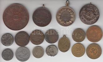 Vegyes numizmatika tétel érmékkel, kitüntetéssel, medállal és emlékéremmel! T:vegyes