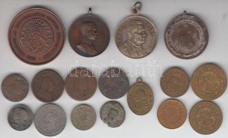 Vegyes numizmatika tétel érmékkel, kitüntetéssel, medállal és emlékéremmel! T:vegyes