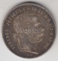1879KB 1Ft Ag "Középcímer" T:2,2-