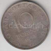 1948. 10Ft Ag "Széchenyi" T:2-