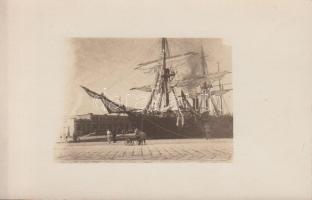 Fiume port, ship, photo (Rb)