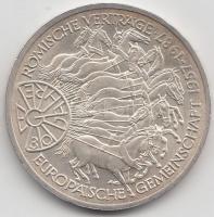 NSZK 1987G 10M Ag "Európai Közösség" T:BU
GFR 1987G 10 Mark Ag "30 Years of European ...