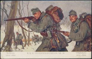 Military WWI, K.u.K. Feldjäger Bataillon Nr. 29 s: Hans Larwin (b)