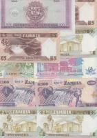 10db vegyes modern afrikai bankjegy T:I
10 pcs of mixed modern African banknotes C:Unc