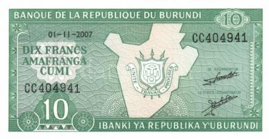 Burundi 2001-2007. 10Fr (7x) + 2005-2007. 20Fr (6x) + 2005-2007. 50Fr (6x) T:I,I-
Burundi 2001-2007....