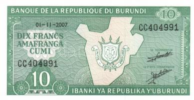 Burundi 2001-2007. 10Fr (7x) + 2005-2007. 20Fr (6x) + 2005-2007. 50Fr (6x) T:I,I-
Burundi 2001-2007....