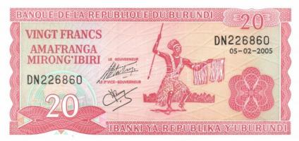 Burundi 2001-2007. 10Fr (7x) + 2005-2007. 20Fr (6x) + 2005-2007. 50Fr (6x) T:I,I-
Burundi 2001-2007....