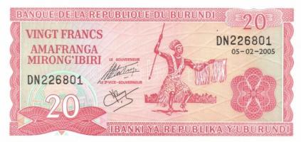 Burundi 2001-2007. 10Fr (7x) + 2005-2007. 20Fr (6x) + 2005-2007. 50Fr (6x) T:I,I-
Burundi 2001-2007....