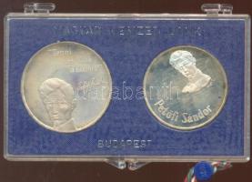 1973. 50Ft Ag + 100Ft Ag "Petőfi" T:BU Eredeti plombált MNB plasztiktokban