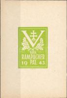 1942 Rampacher Pál BUÉK 1943 emlékív