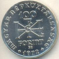 1972. 100Ft Ag "Szt. István" T:BU