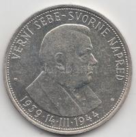 Szlovákia 1944. 50K Ag "Függetlenség 5. évfordulója" T:2
Slovakia 1944 50 Korun Ag "5...