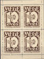 1940 Ex Libris gyűjtők egyesülete emlékív