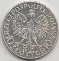 Lengyelország 1932. 10Zl Ag T:1- Poland 1932. 10 Zlotych Ag C:AU
