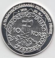 DN "A magyar nemzet pénzérméi - A Tanácsköztársaság próbaveret pénze 1919.III.21." Ag (0,9...