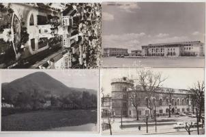 15 db modern városképes lap: Nagybánya, Kolozsvár, Temesvár, Mamaia / 15 modern, Romanian and Transylvanian topographic postcards