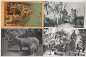6 db vegyes képeslapok a budapesti állatkertről, állatokról / 6 pieces of mixed cards, animals, zoo in Budapest
