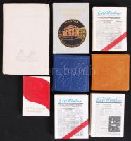 8db minikönyv, 3db Esti Hírlap különkiadás, Juliusz SŁowacki: Poeci Polscy. Czytelnik, 1961. k.n., 2db 1982-es új évi verseskönyv, Gedai István: Történelmünk Pénzeken. Bp., 1975. k.n. Végh Ószkár: Forradalmár nemzedékek. Ifjúsági lapkiadó vállalat, 1978.