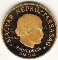 1968. 50Ft "Semmelweis" arany 4,205g T:1