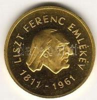 1961. 100Ft "Liszt" arany 7,676g T:1/2 Csak 2500db! R!