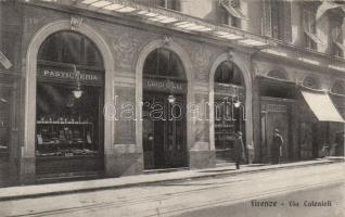 Firenze Via Calzaioli, Luigi Gilli's confectionary shop